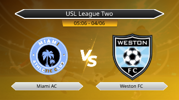 USL League Two Miami AC VS Weston FC