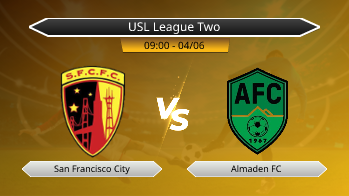 USL League Two San Francisco City VS Almaden FC