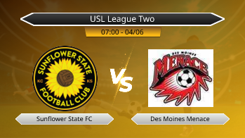 USL League Two Sunflower State FC VS Des Moines Menace