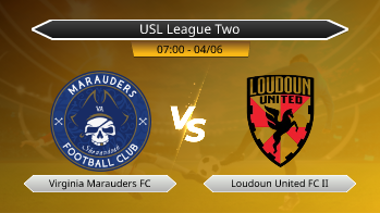 USL League Two Virginia Marauders FC VS Loudoun United FC II