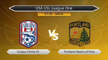 USA USL League One Corpus Christi FC VS Portland Hearts of Pine