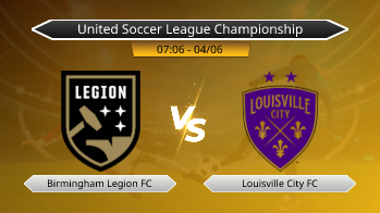 United Soccer League Championship Birmingham Legion FC VS Louisville City FC